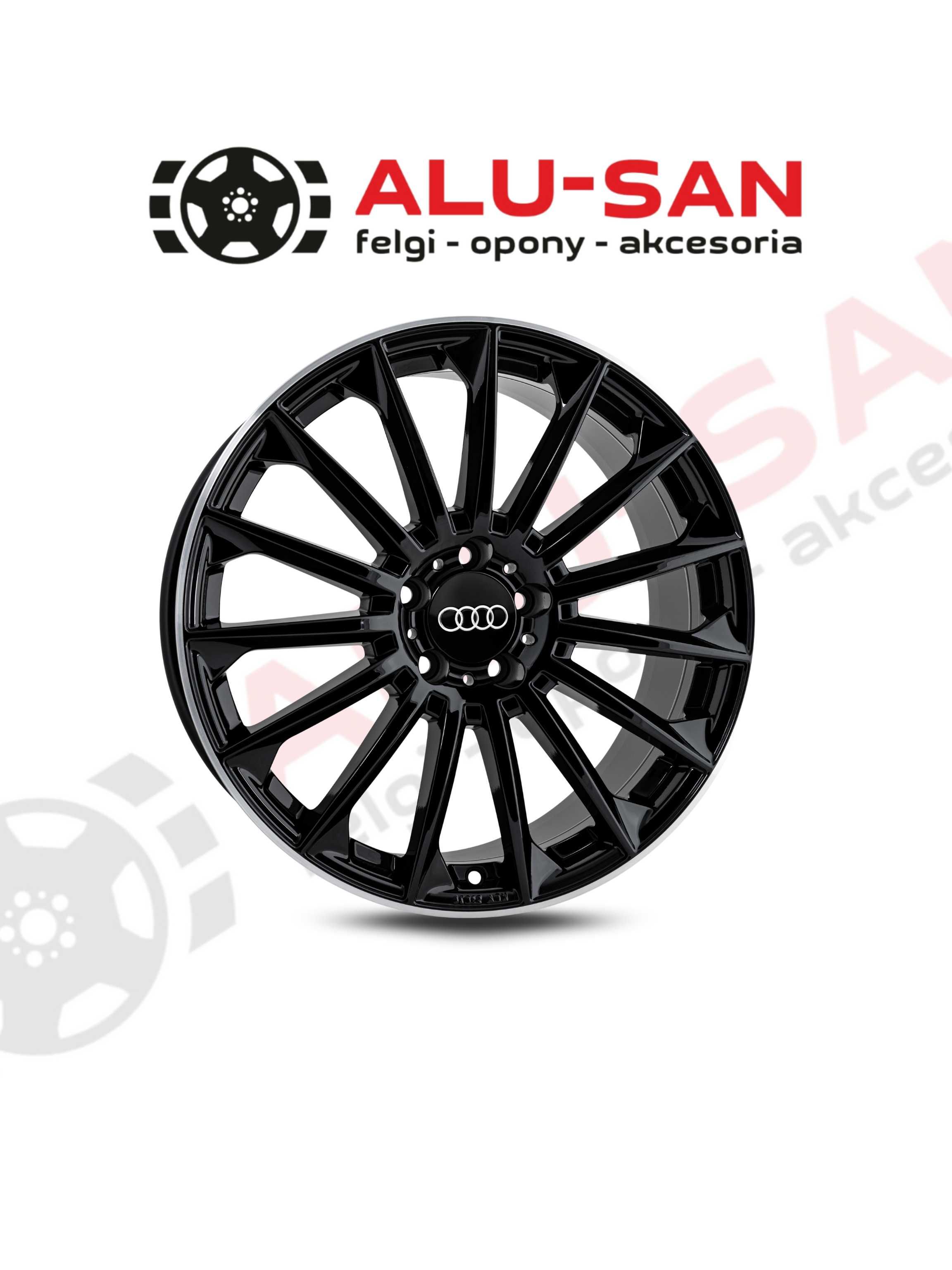 Nowe Alufelgi 18" AUDI A3 A4 A6 Q2 Q3 RS3 S3 TT 5x112 Czarny Poler