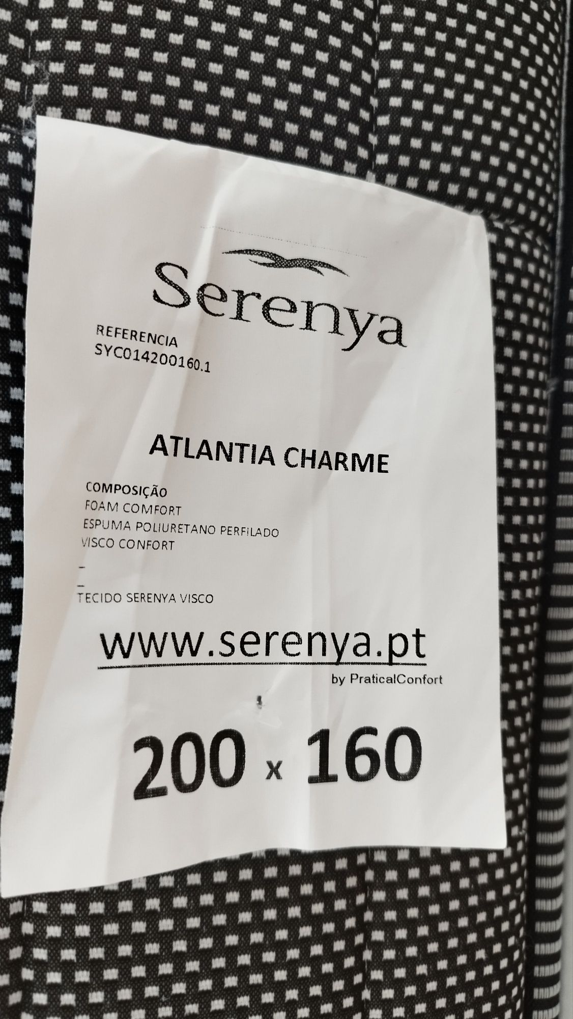Colchão Visco Serenya Atlantia Charme 160x200