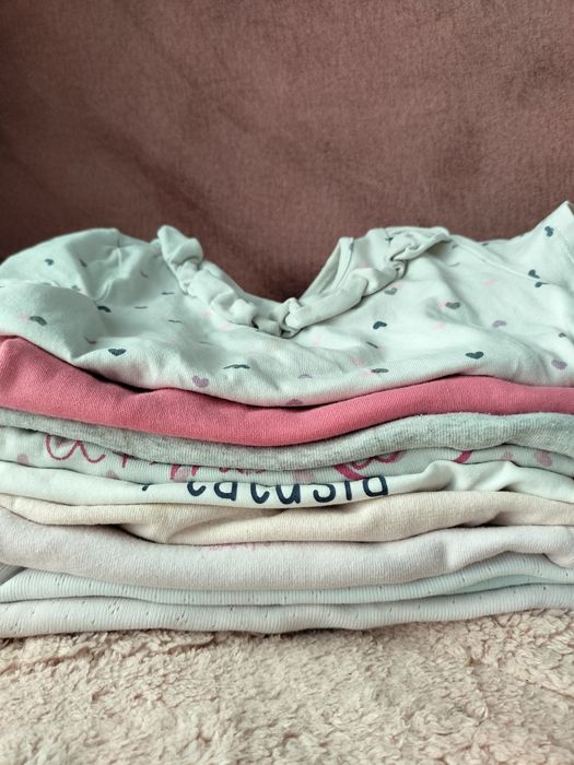 Zestaw 7 body krótki rękaw 86-92