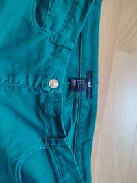 Spodnie H&M zielone rozmiar 38