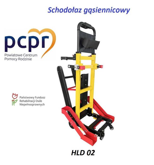 Schodołaz na gąsiennicy do wózka inwalidzkiego. SHOWROOM.