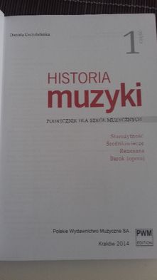 Historia muzyki 1 Danuta Gwizdalanka