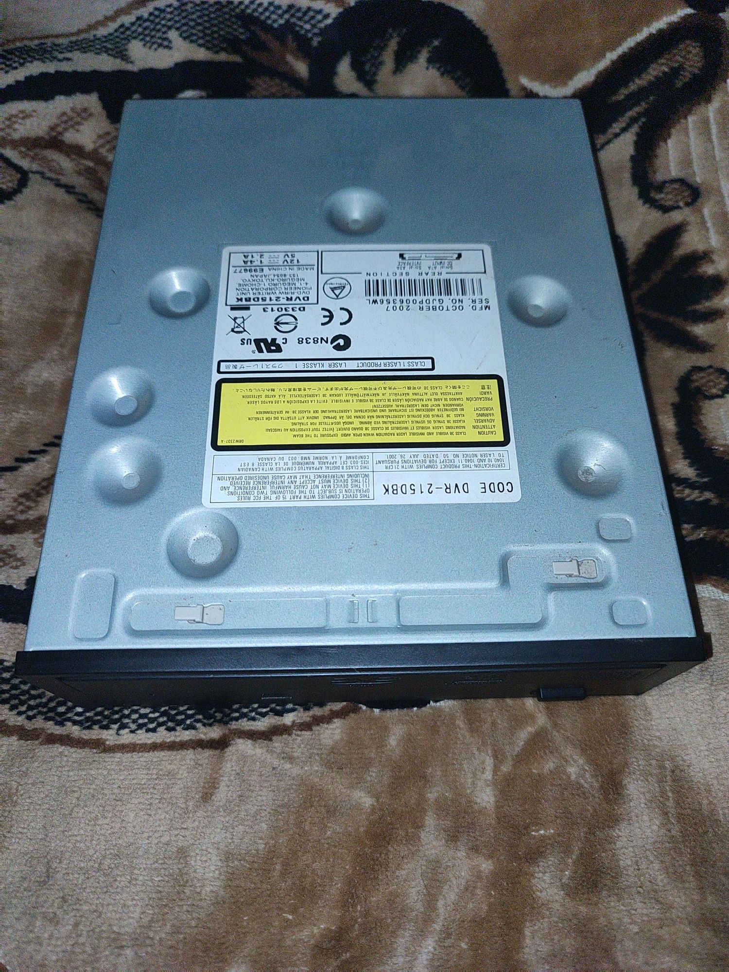 Оптический привод SATA Pioneer DVR-215DBK