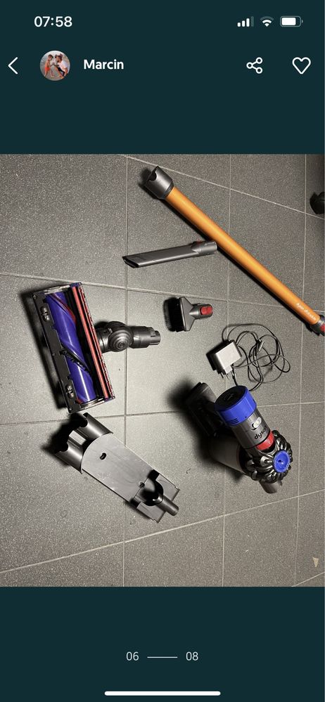 Dyson V8 odkurzacz pionowy bezworkowy