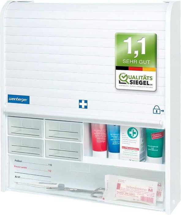 Apteczka Szafka na leki WEINBERGER z blokadą zabezpieczającą