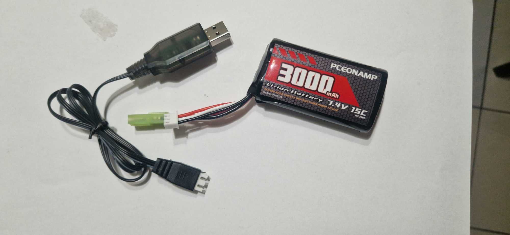 Akumulator litowo-jonowy 3000 mAh 2S 7,4 V