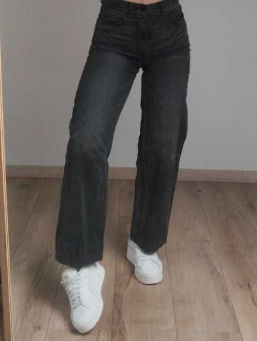 Jeansy damskie straight HM