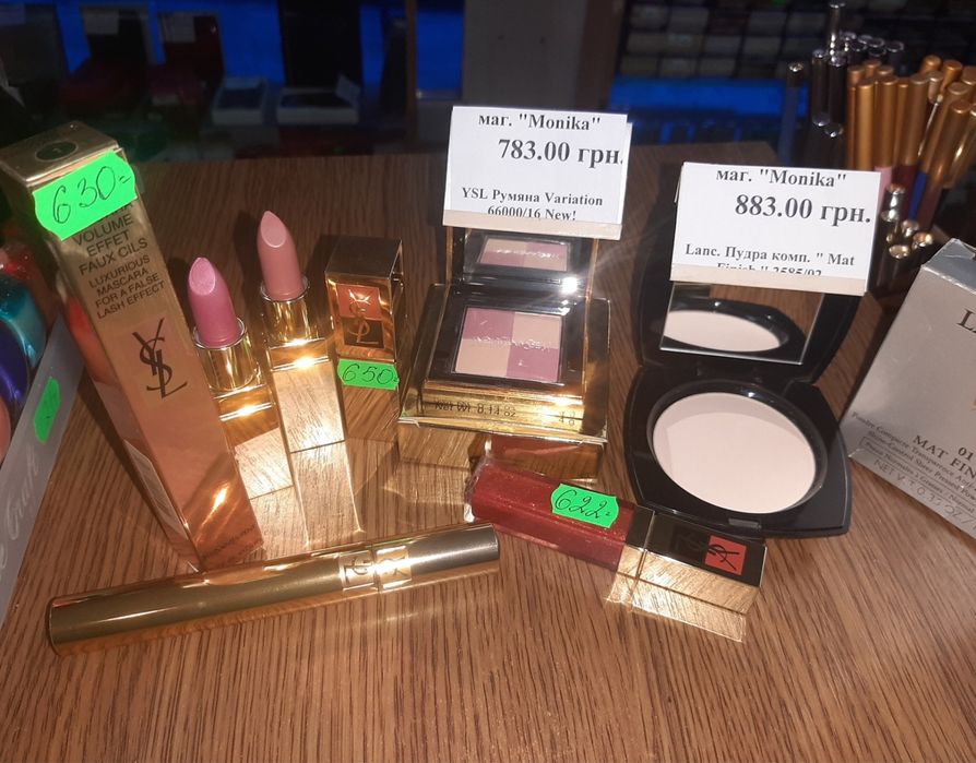 Помада тени румяна YSL оригинал
