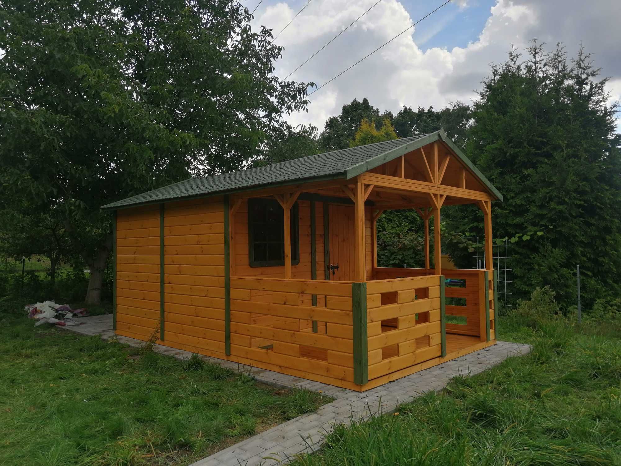 domek narzędziowy, domek drewniany, działkowy, ogrodowy, mały,