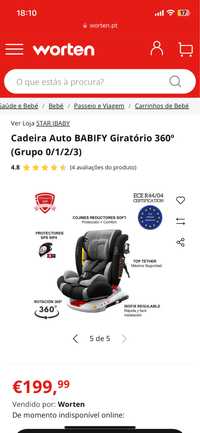 Cadeira Auto BABIFY