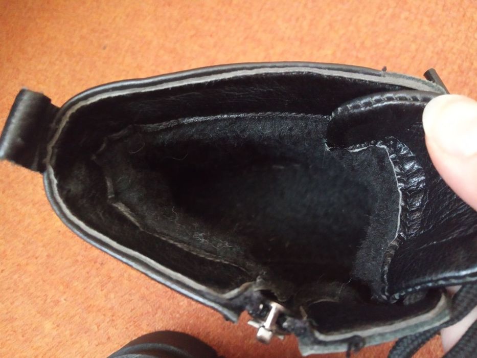 Шкіряні зимові черевики 38 розмір