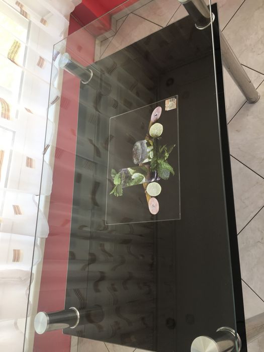 Склянний стіл/крісла