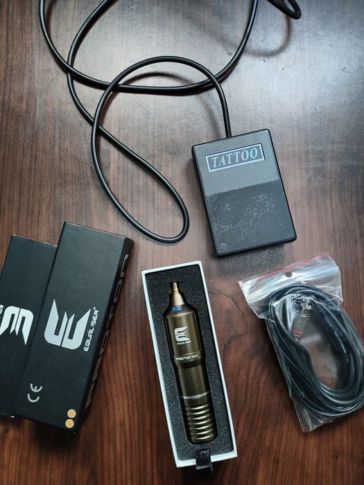 Zasilacz tattoo Nemesis mx-2 + Equalizer proton mx + stopka + przewód