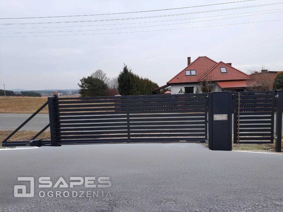 Ogrodzenia metalowe, Bramy Furtki Palisady, Panele - Transport, Montaż