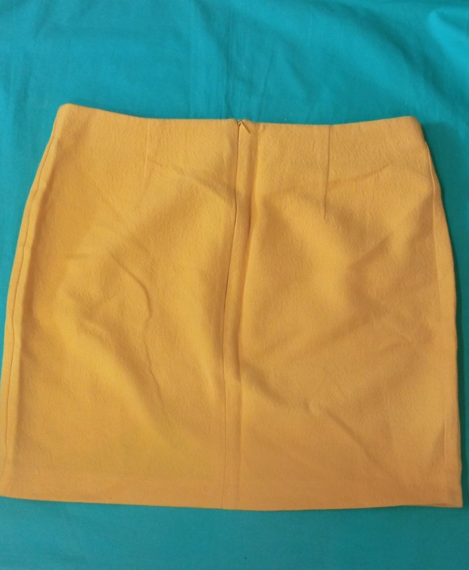 Spódnica damska żółta r.40