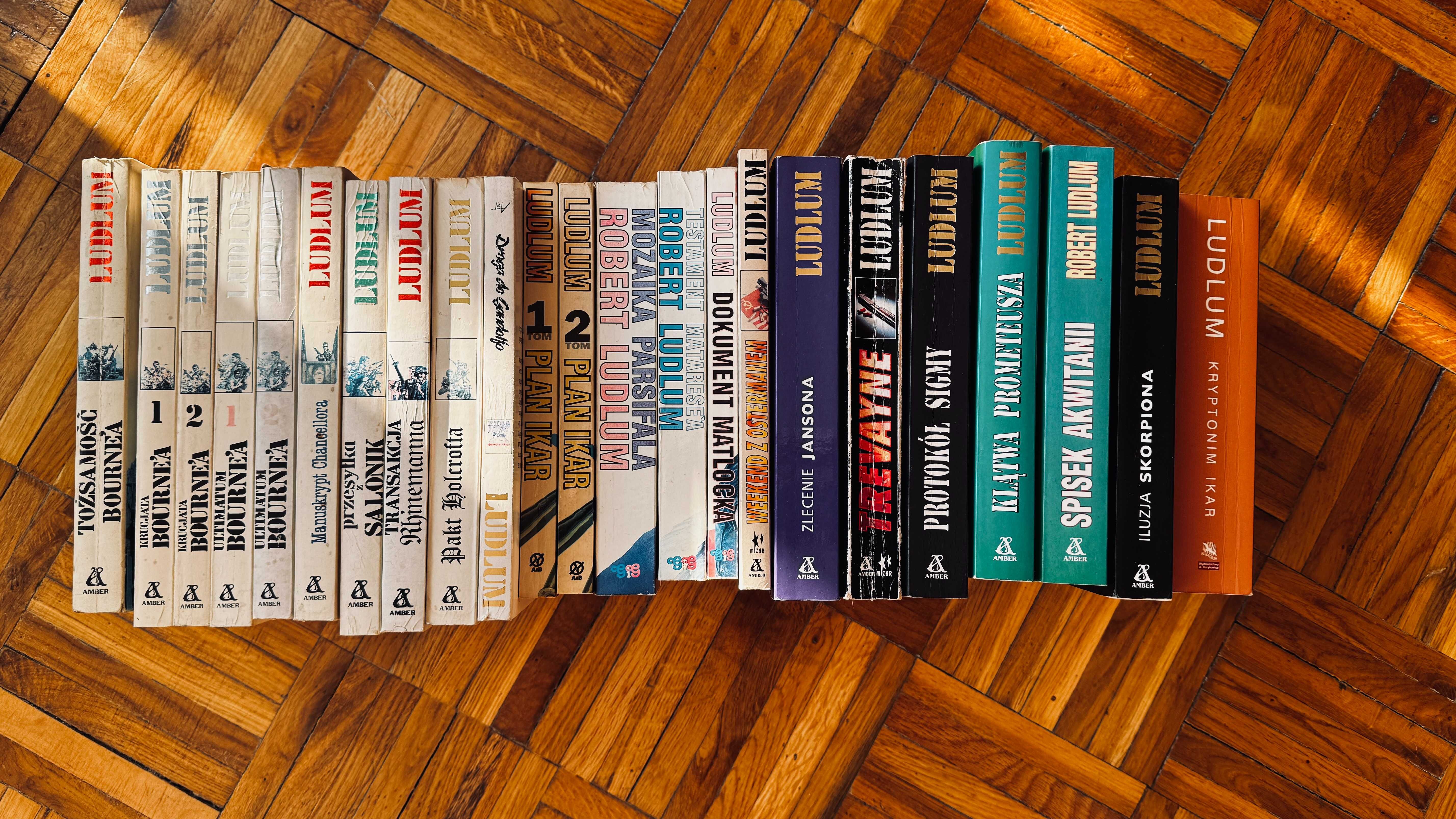 Zestaw nr 1 - Robert Ludlum 23 książki: Tożsamość Bourne'a, ...