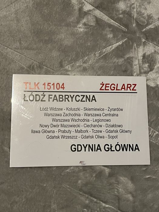 Tablica TLK Żeglarz