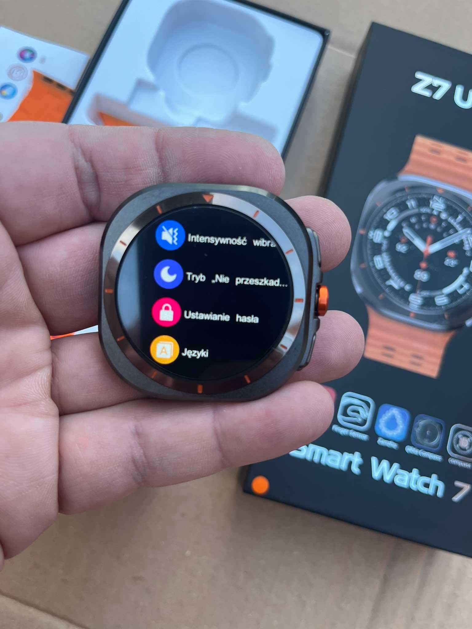 Smartwatch Z7 Ultra jak Galaxy nie Samsung Smart Watch 7 w 3 kolorach