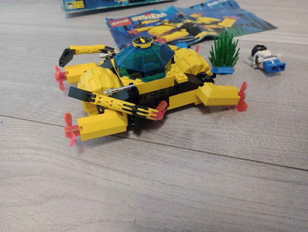 Klocki LEGO Aquazon  6145 pudełko i instrukcja