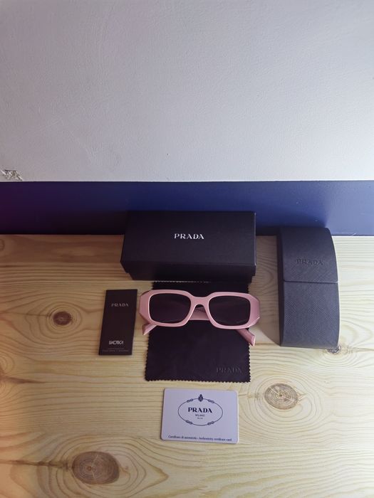Okulary Prada – różowe, oryginalne, nowe