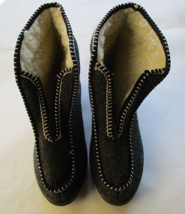 Kapcie Bambosze męskie TATRZANKI FILC WEŁNA CIEPŁE rozmiar 42