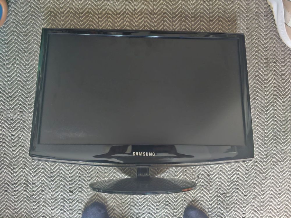 Monitor samsung a funcionar