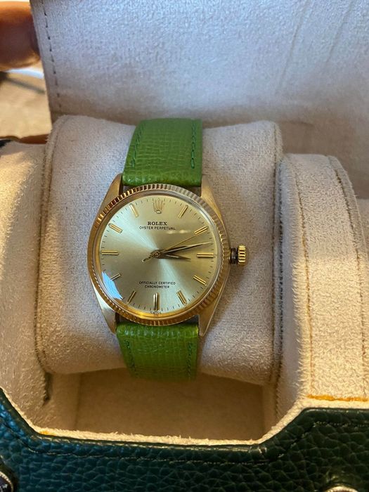Rolex oyster OP ref 6567 cal 1030 18k złoto
