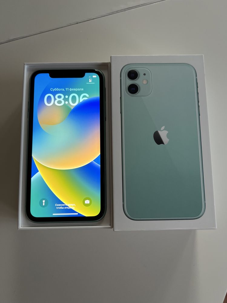 iPhone 11 Green 256 айфон 11 мята