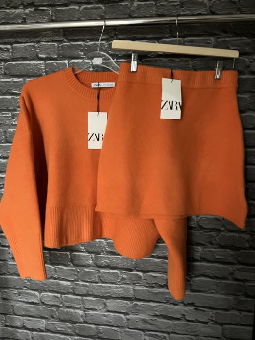 Komplet sweterek i spódnica Zara r S