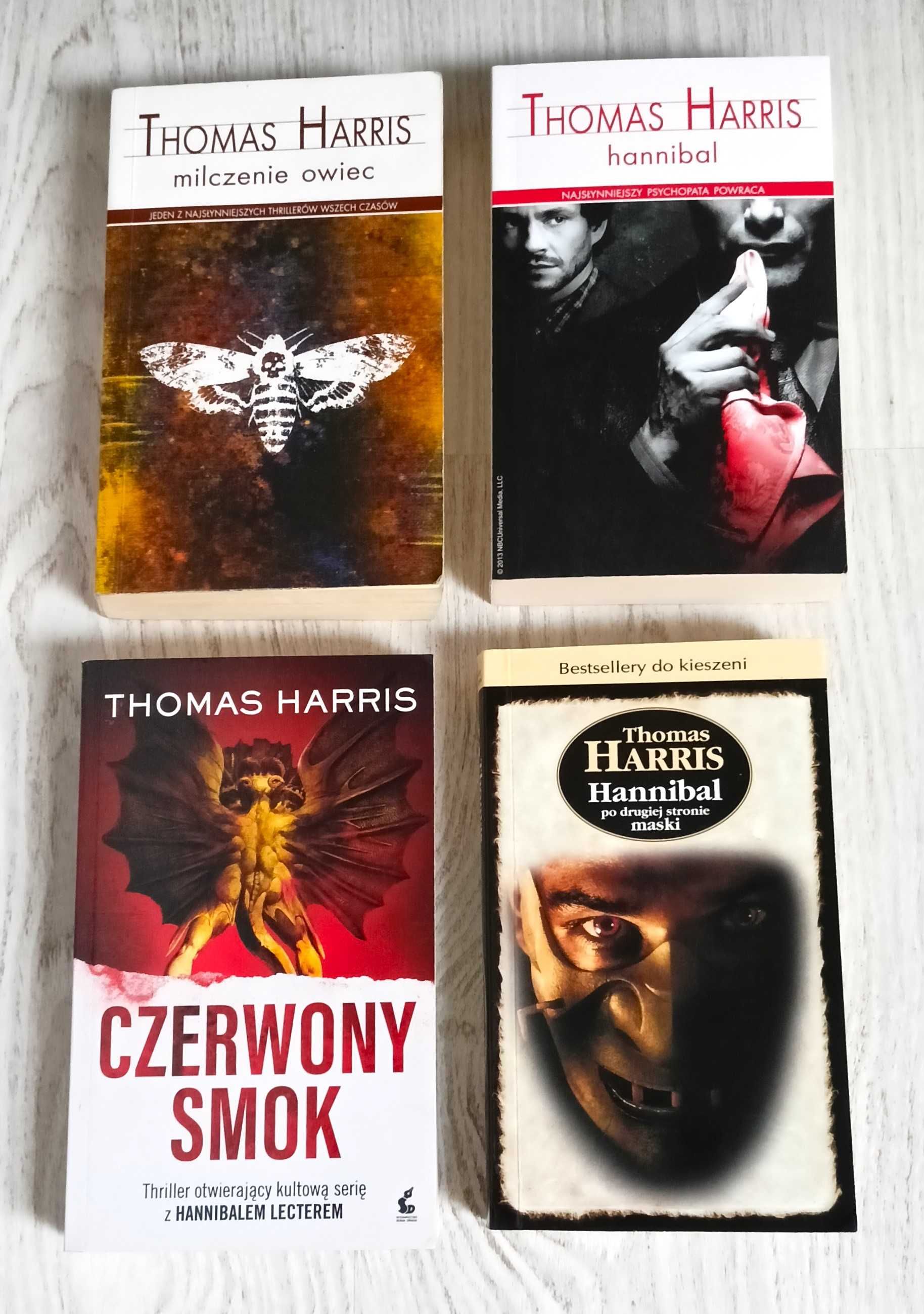 4x Thomas Harris Hannibal Po drugiej Milczenie owiec Czerwony smok