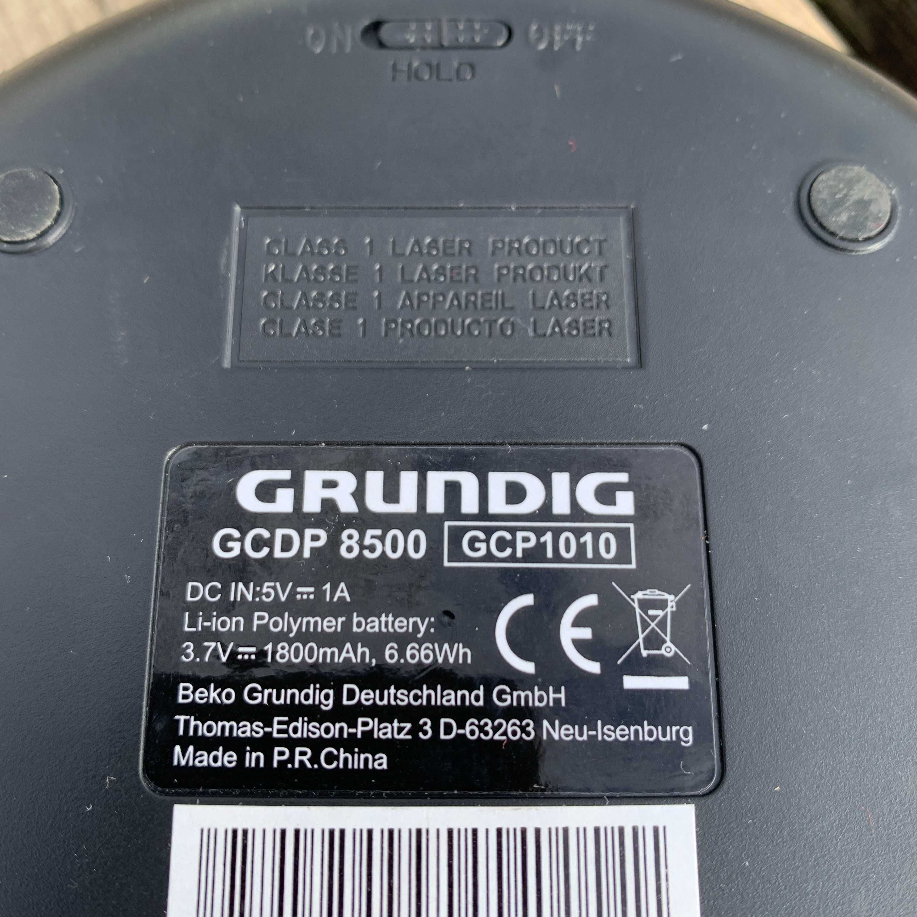 Grundig GCDP 8500 сд плеер с аккумулятором