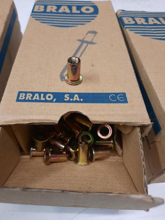 Porcas de rebitar bralo 90x145 M6