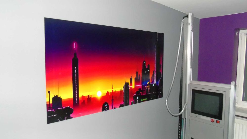 Wynajem drukarki ściennej z obsługą | Druk ścienny | Wysoka jakość