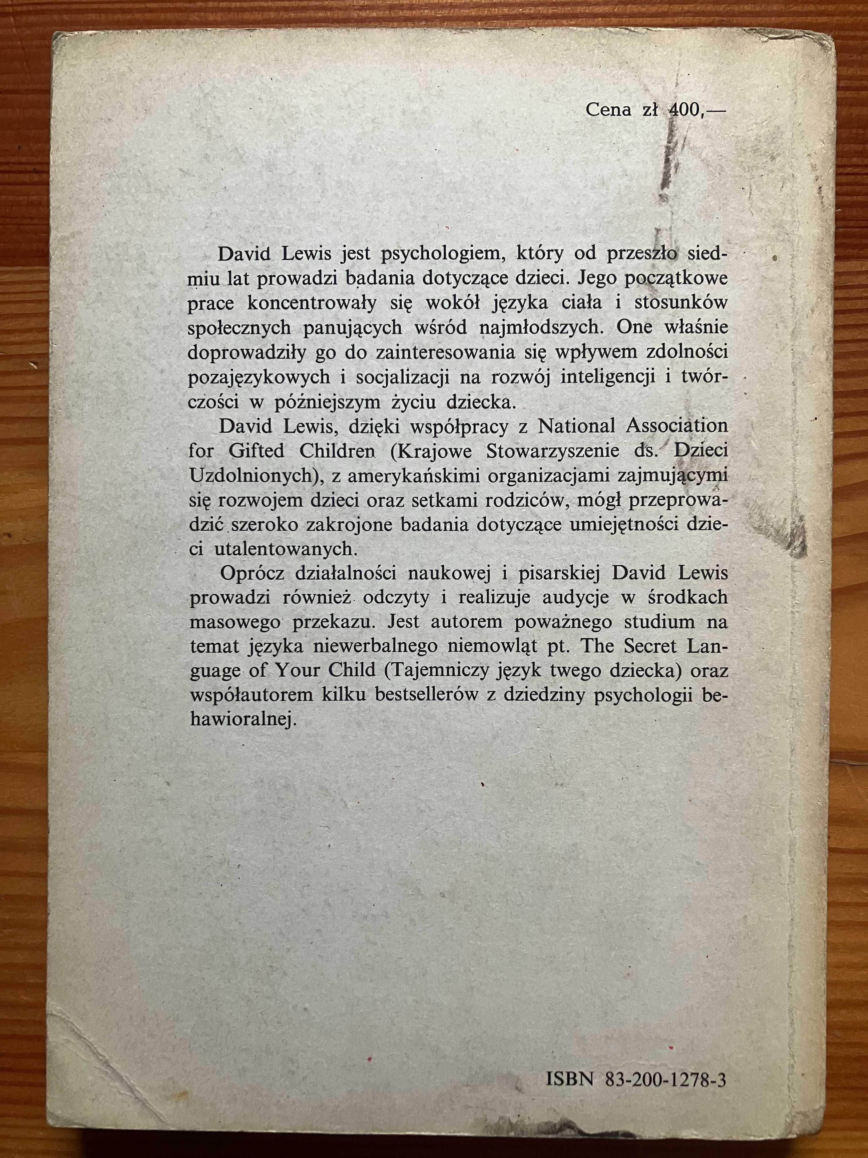 Jak wychować zdolne dziecko David Lewis