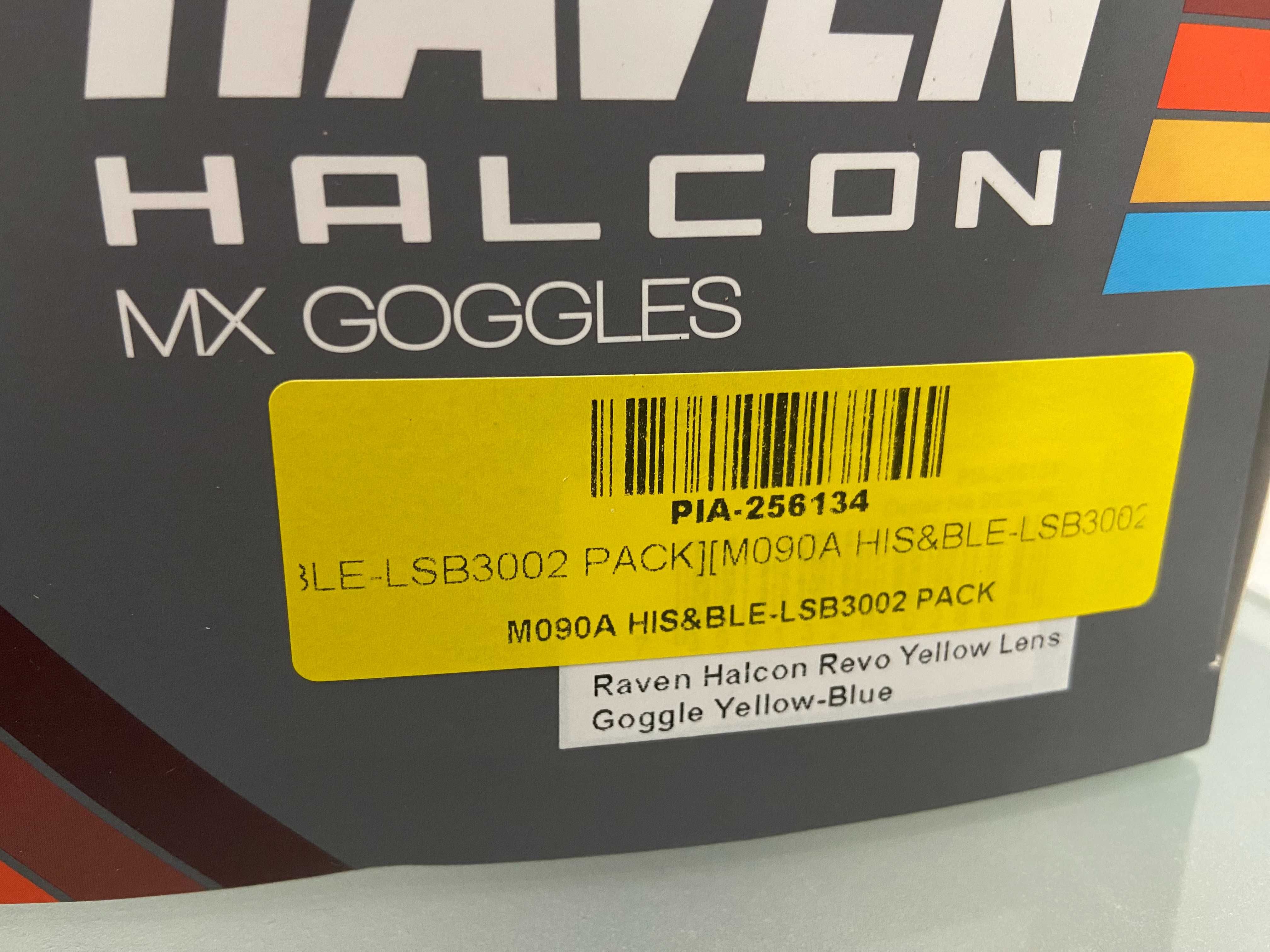 Gogle Raven Halcon Orange  MX (cross,enduro,quad,mtb)