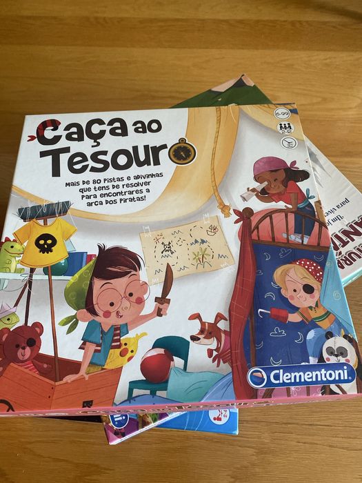 4 conjunto de jogos de Tabuleiro clementoni.