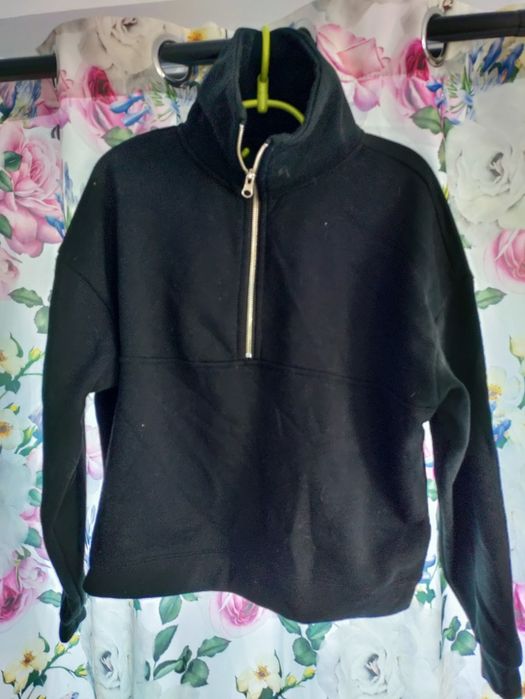 Czarna, dziewczęca bluza, Sinsay rozmiar S