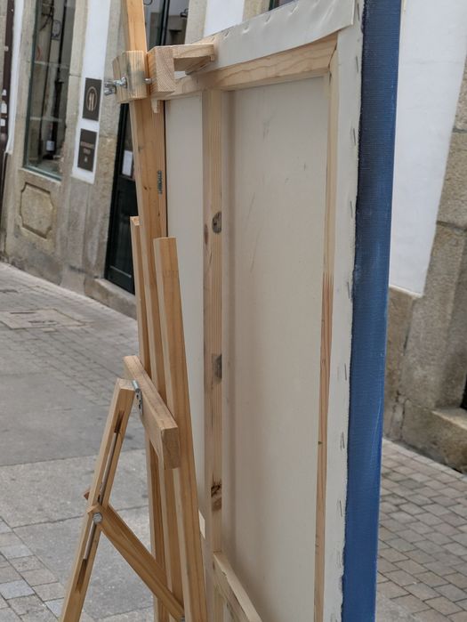 Quadro pintado á óleo sobre tela, 116x81 cm