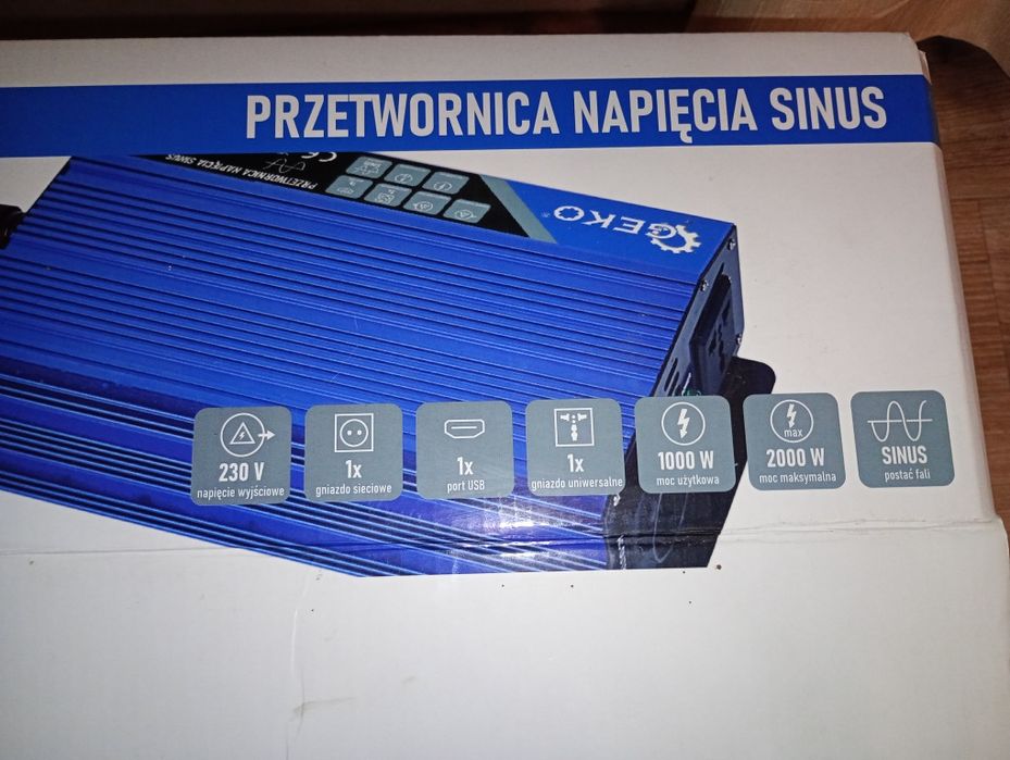 Перетворювач Інвертор Geko G17014 та акумулятор до нього