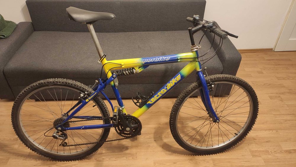 Rower górski 18 biegów SHIMANO 26" DOSTAWA Wałbrzych +15km amortyzator