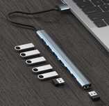 USB Hub rozgałęźnik 7w1