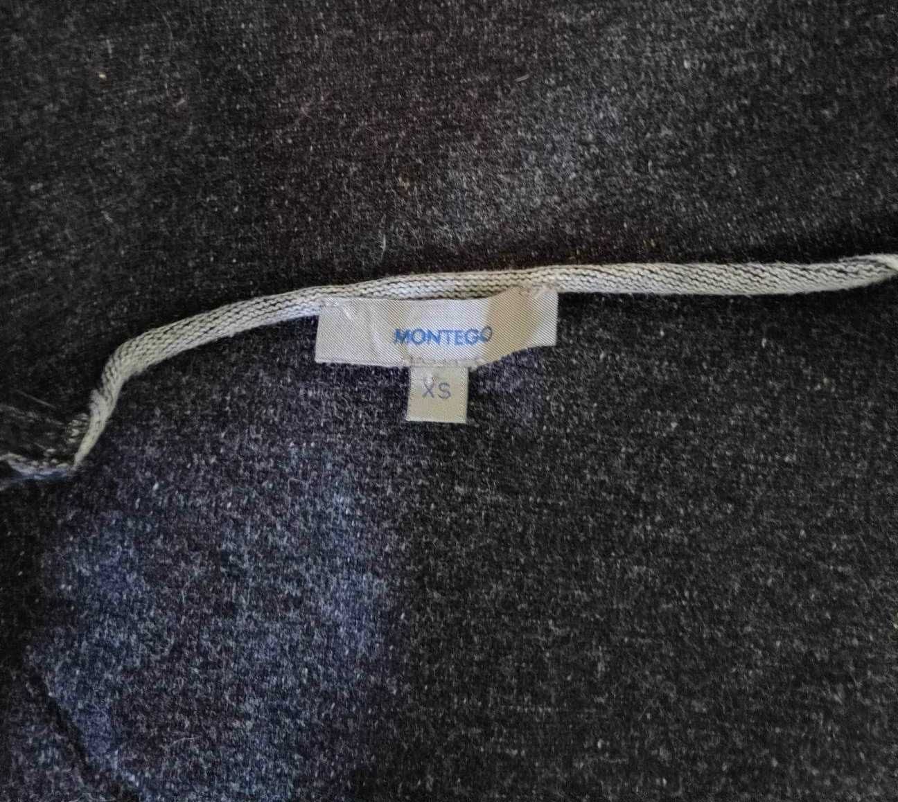 Montego sweterek bawełniany marengo XS