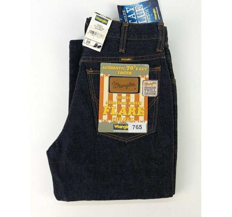 Calças Ganga/Jeans WRANGLER *boca de sino* Slim Fit Cut 1970's Vintage
