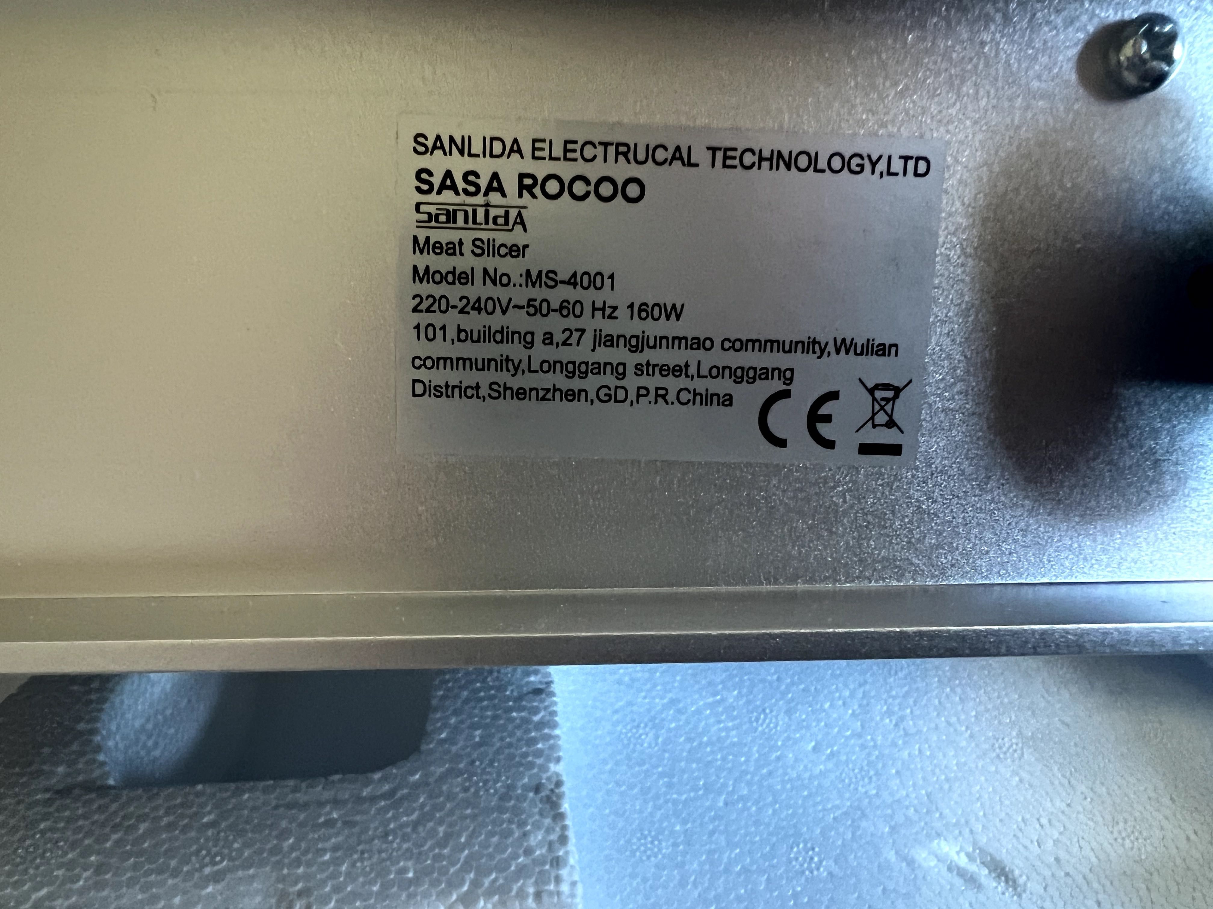 Слайсер SASA ROCOO, Ломтерезка,,