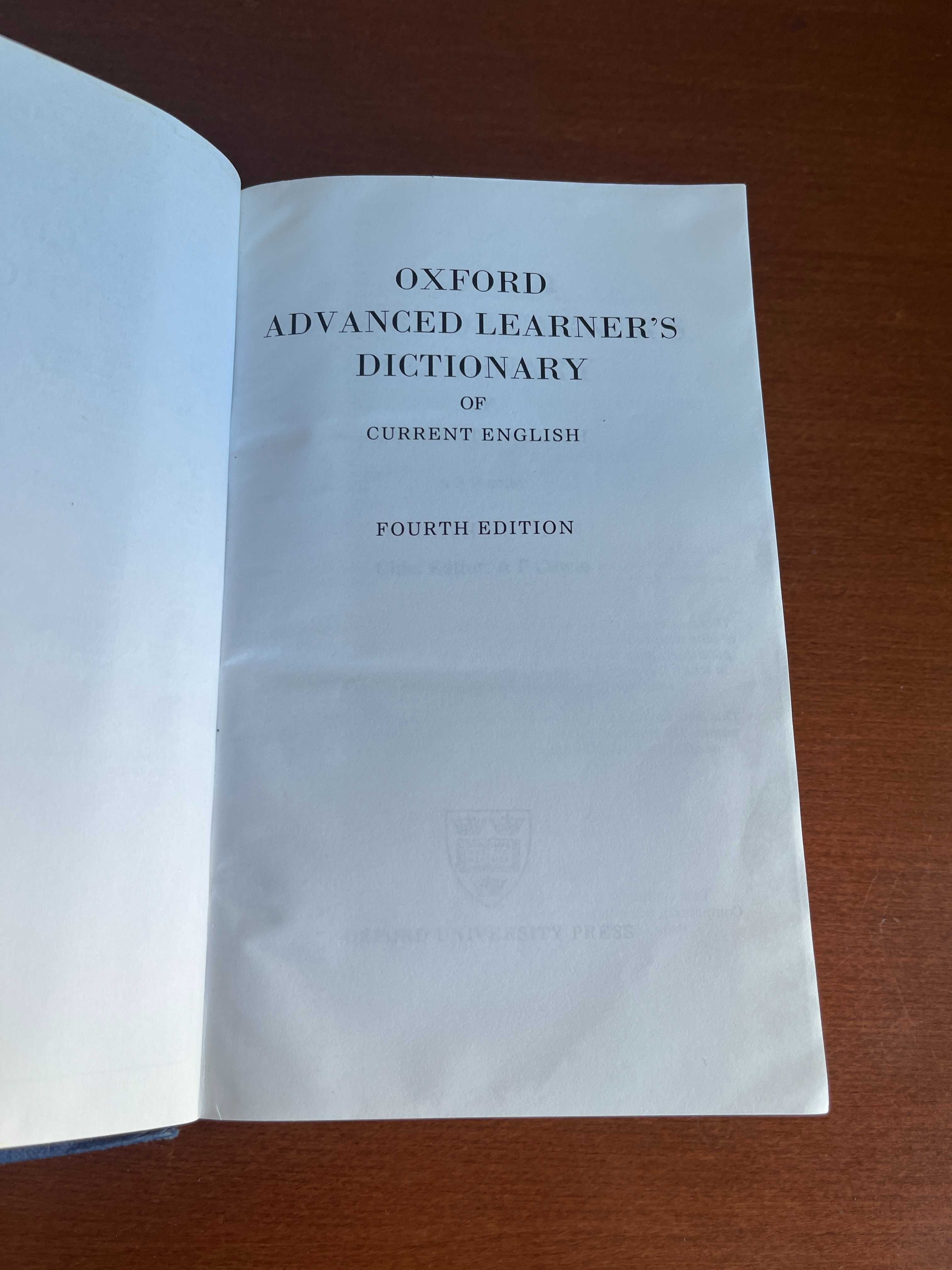 Oxford Advanced Learner’s Dictionary