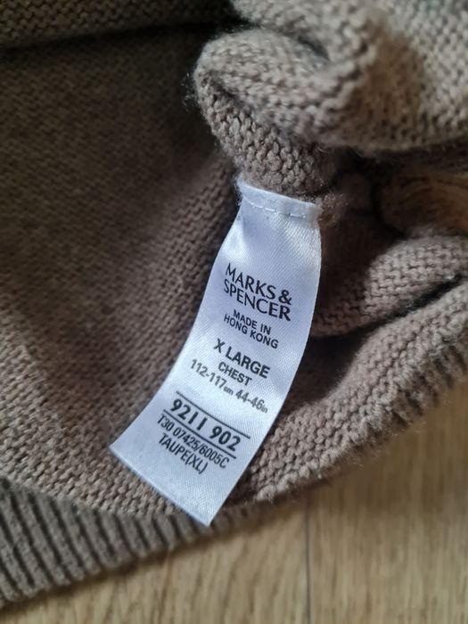 Sweter męski z domieszką kaszmiru