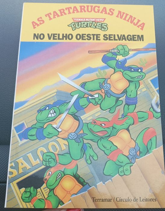 Livros ' Tartarugas Ninja '