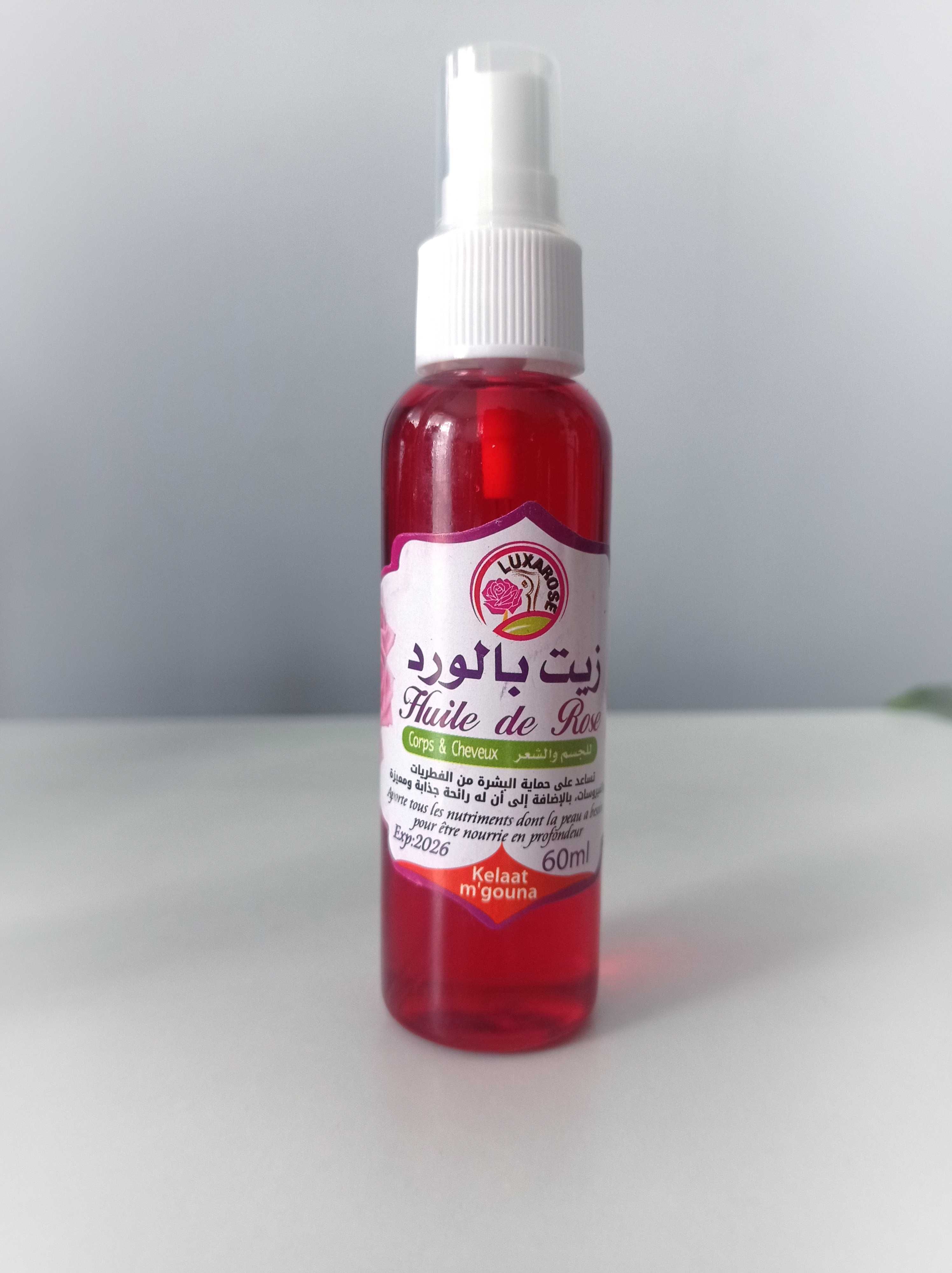 Naturalny marokański olejek różany do ciała. 100 % Bio.