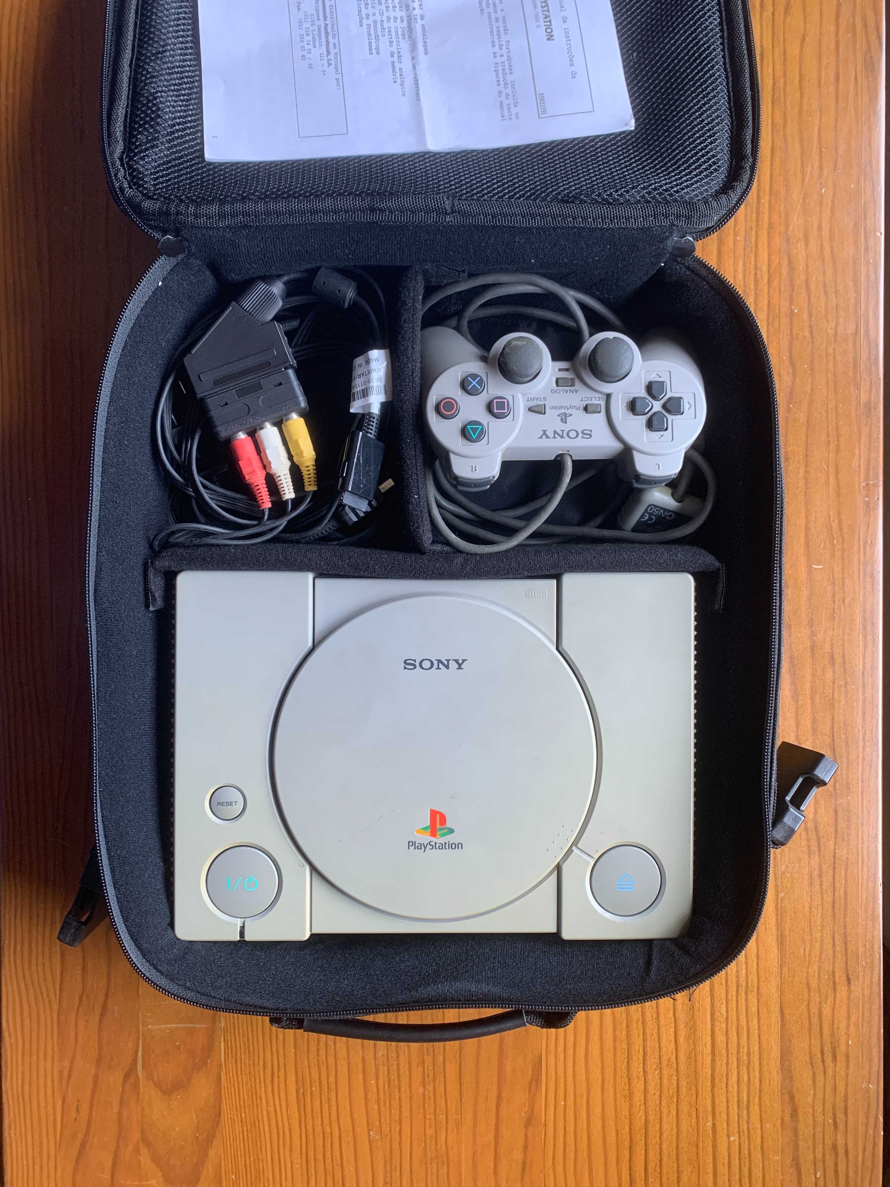 Playstation 1 + Bolsa Original + comando original