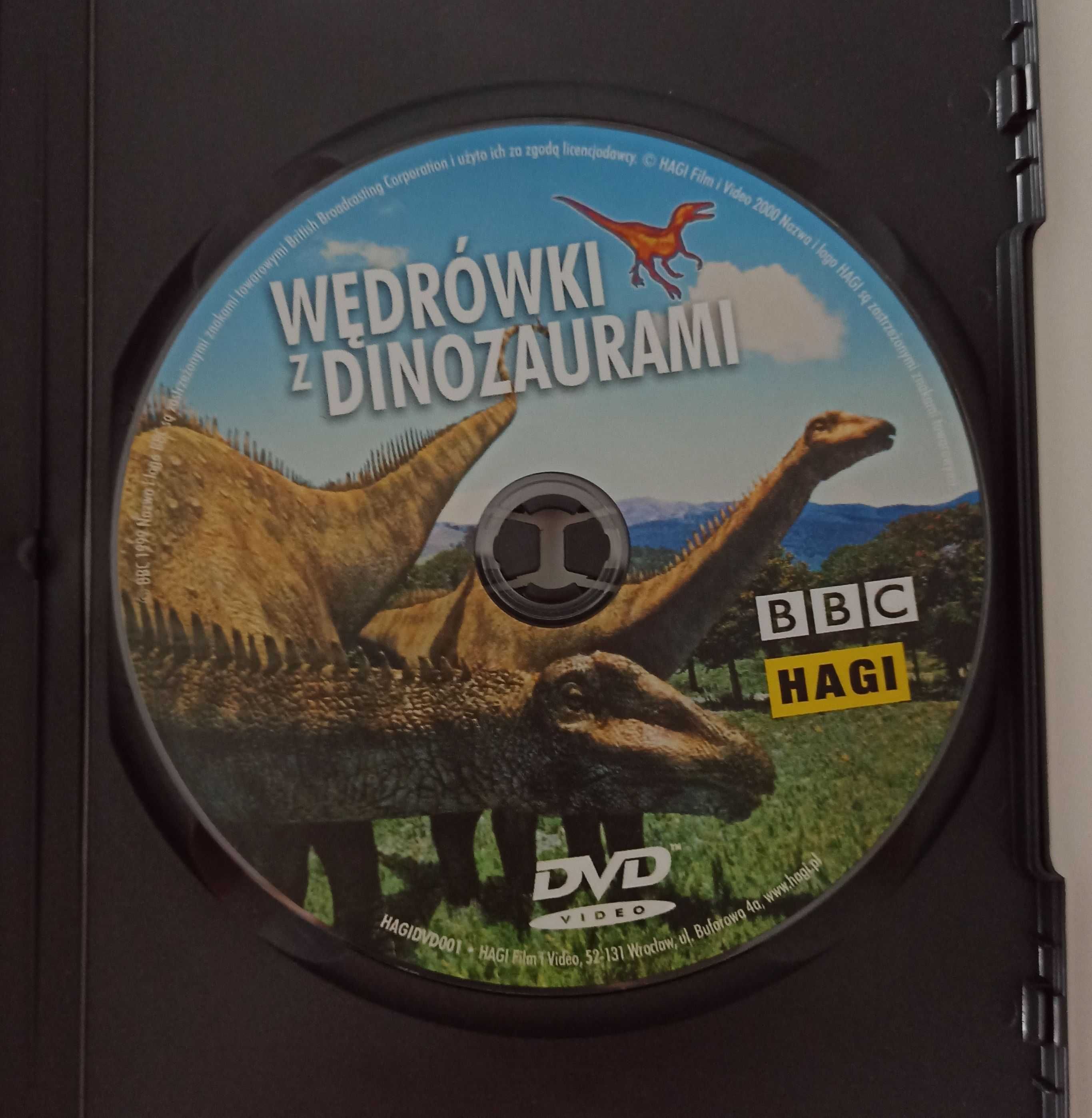 Wędrówki z dinozaurami - film edukacyjny płyta DVD dinozaury